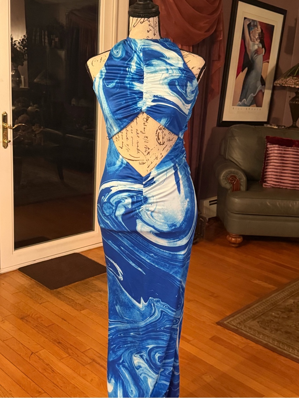 Tiger Mist Halter Maxi Dress